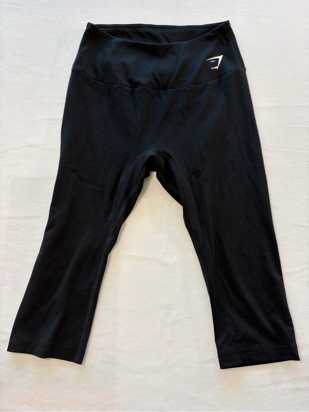 Gymshark Women’s  Black Capri High-Waist Leggings